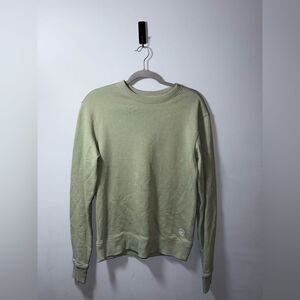 Allbirds Mens R&R Sweatshirt Organic Cotton Hemp Crew Neck Long Slv Sage Green